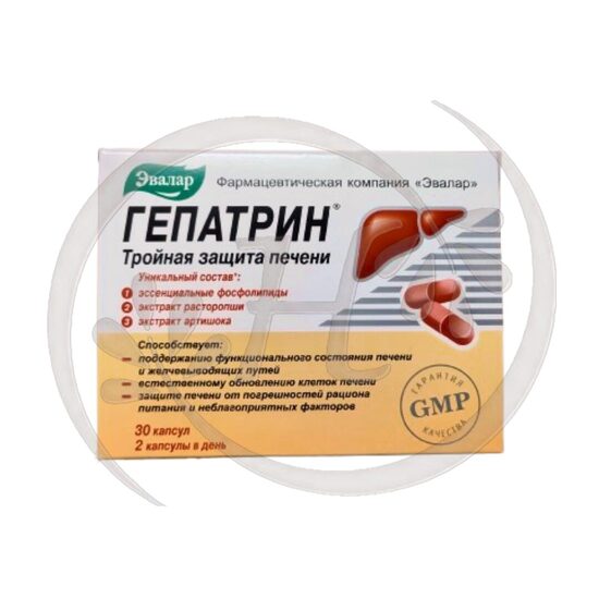 Evalar Gepatrin, N30 – Triple Liver Support